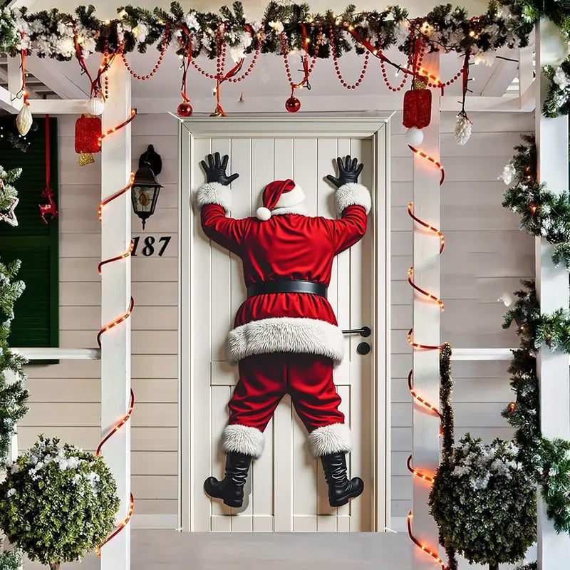 🎄✨ Christmas Door Backdrop Banner – Turn Your Door into a Festive Wonderland!