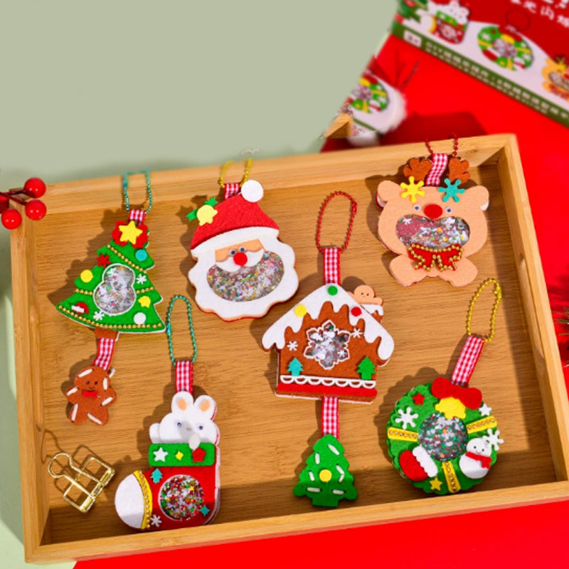🎄Xmas Hot Sale 50% OFF- ✨【DIY Christmas Shaker Ornament Craft Kit】✨- 6pcs