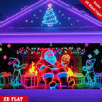 🏆Flash Sale⚡50K+ SOLD! Almost Gone-💥Fluorescent Christmas Door Cover Party Banner