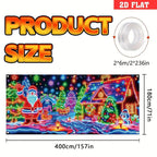 🏆Flash Sale⚡50K+ SOLD! Almost Gone-💥Fluorescent Christmas Door Cover Party Banner