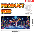 🏆Flash Sale⚡50K+ SOLD! Almost Gone-💥Fluorescent Christmas Door Cover Party Banner