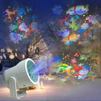 🎄 Magical Christmas USB LED Projection Light – 12+ Festive Patterns, Plug & Play for Home/Party Decor