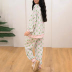🎄 Cozy Christmas Long-Sleeve Pajama Set – Festive Prints & Soft Fabric, Perfect for Holiday Nights