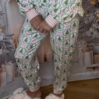 🎄 Cozy Christmas Long-Sleeve Pajama Set – Festive Prints & Soft Fabric, Perfect for Holiday Nights