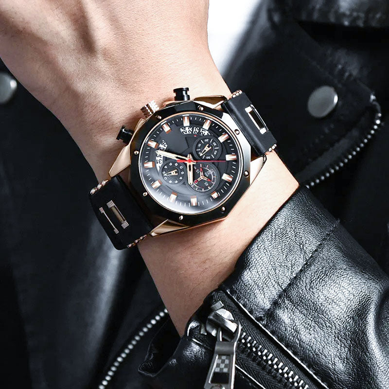 Black Friday bargain prices Large Dial Calendar Quartz Business Watch