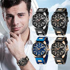 Black Friday bargain prices Large Dial Calendar Quartz Business Watch