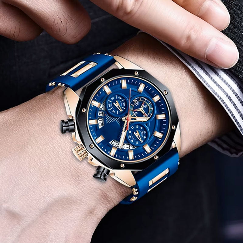 Black Friday bargain prices Large Dial Calendar Quartz Business Watch