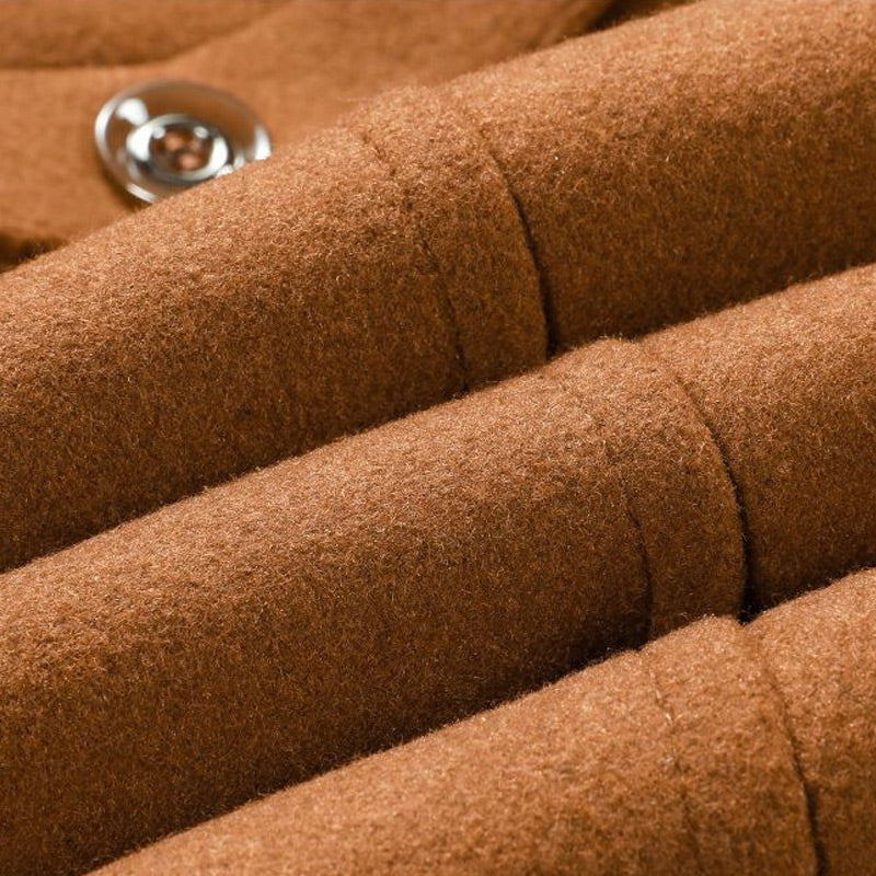 Men's Winter Business Tweed Coat – Warm Wool Tweed Fabric, Elegant for Cold-Weather Office & Events