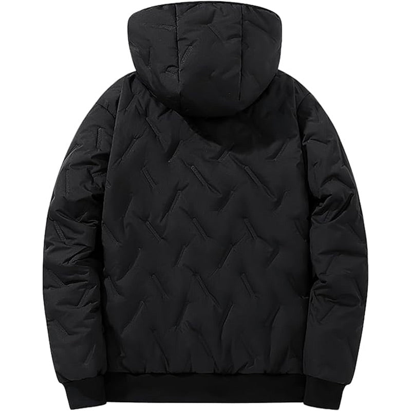 🔥 HOT SALE! Men’s Warm Zipper Hooded Coat – Fleece Lined, Windproof & Stylish, Must-Have for Winter!