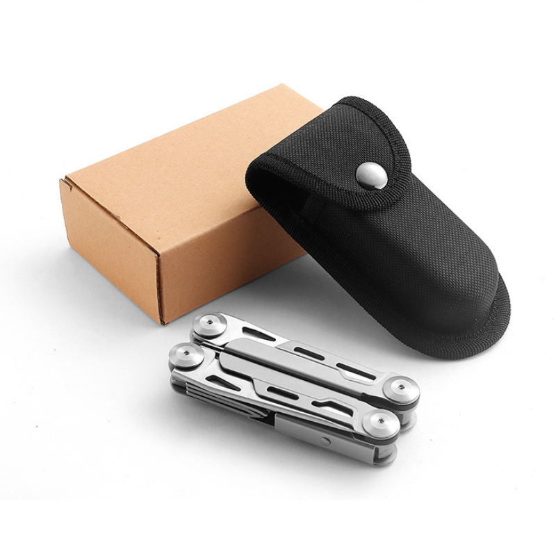 12-in-1 Stainless Steel Foldable Multitool Pliers