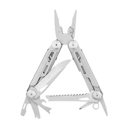 12-in-1 Stainless Steel Foldable Multitool Pliers