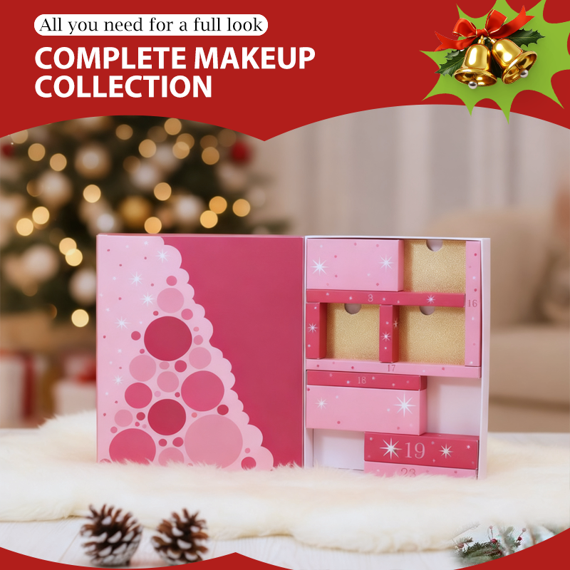 🎇💋 Festive Makeup Advent Calendar Gift Set – Sparkly & Pigmented Minis, Shine Bright This Christmas! #FestiveMakeup #ChristmasBeautyKit