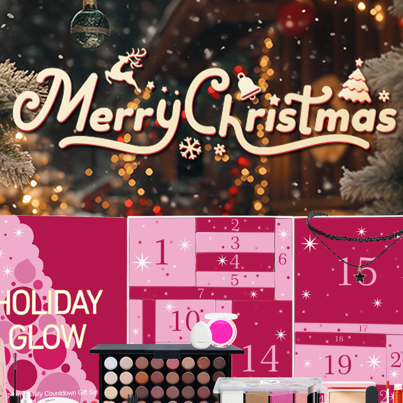 🎇💋 Festive Makeup Advent Calendar Gift Set – Sparkly & Pigmented Minis, Shine Bright This Christmas! #FestiveMakeup #ChristmasBeautyKit
