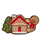 🎄🍪 Christmas Gingerbread Man Doormat – Non-Slip & Absorbent, Festive Welcome for Holiday Guests! #ChristmasDoormat
