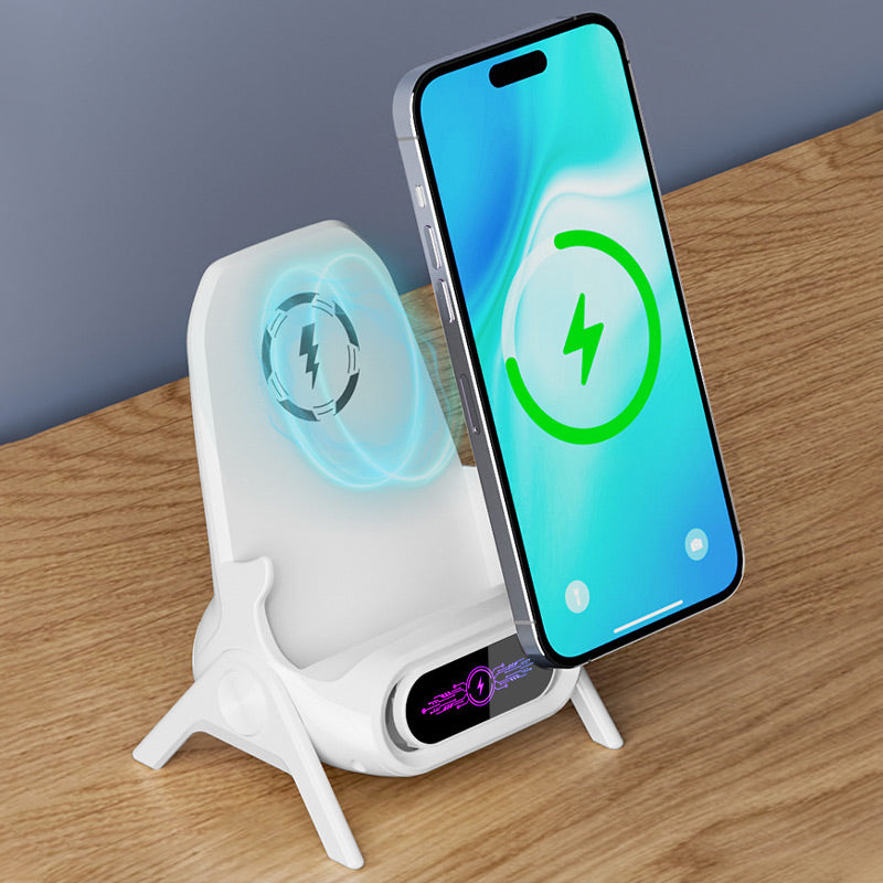✨⚡ Your Desk’s New MVP! Multifunctional Wireless Charger Stand – Fast Charge + Sleek Hold