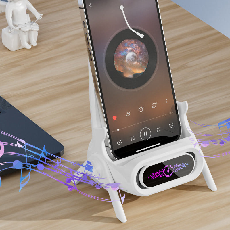 ✨⚡ Your Desk’s New MVP! Multifunctional Wireless Charger Stand – Fast Charge + Sleek Hold
