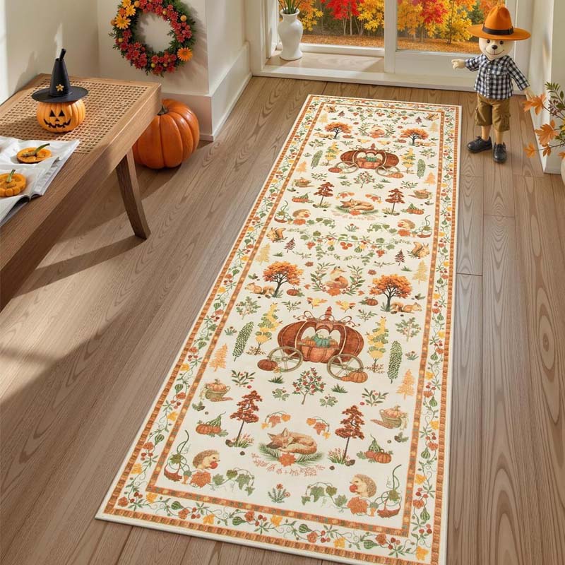 🎄🧶 Soft Non-Slip Christmas Rug – Plush Fabric + Anti-Skid Backing, Warm Festive Vibes for Living Room!