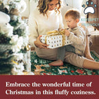 🎄🧶 Soft Non-Slip Christmas Rug – Plush Fabric + Anti-Skid Backing, Warm Festive Vibes for Living Room!