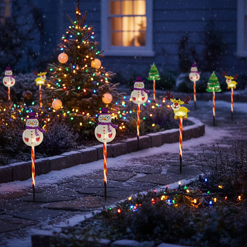 🔥🎄 50% OFF! Warm Glow Festive Garden Stake Lights – Durable + Magical Glow, Half-Price Holiday Joy!
