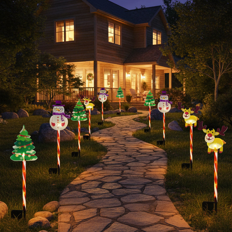 🔥🎄 50% OFF! Warm Glow Festive Garden Stake Lights – Durable + Magical Glow, Half-Price Holiday Joy!