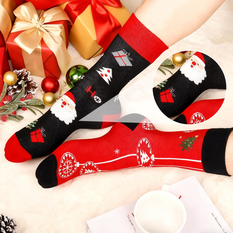 🎄🧦 50% OFF! Christmas Socks Advent Calendar – 24 Days of Festive Socks, Cute Designs for Kids & Adults!