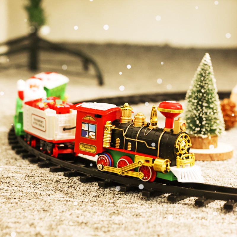 ⌛🎄 Limited 50% OFF! Electric Christmas Train Toy – Best Kids’ Gift, Festive Decor + Play Fun, Don’t Miss!