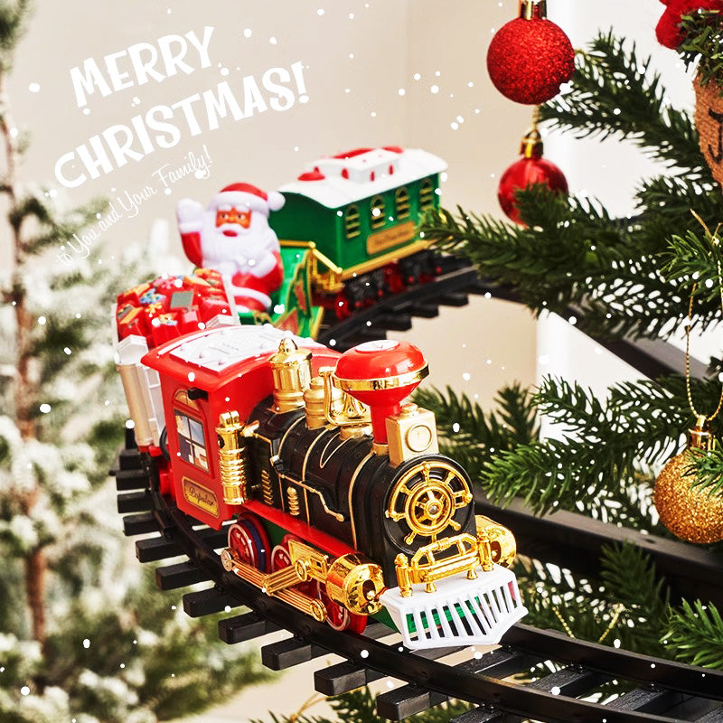 ⌛🎄 Limited 50% OFF! Electric Christmas Train Toy – Best Kids’ Gift, Festive Decor + Play Fun, Don’t Miss!