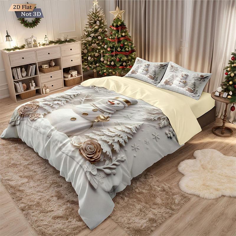Festive Christmas 3-Piece Duvet Cover Set