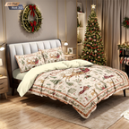 Festive Christmas 3-Piece Duvet Cover Set