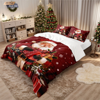 Festive Christmas 3-Piece Duvet Cover Set