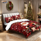 Festive Christmas 3-Piece Duvet Cover Set