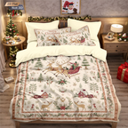 Festive Christmas 3-Piece Duvet Cover Set