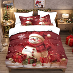 Festive Christmas 3-Piece Duvet Cover Set