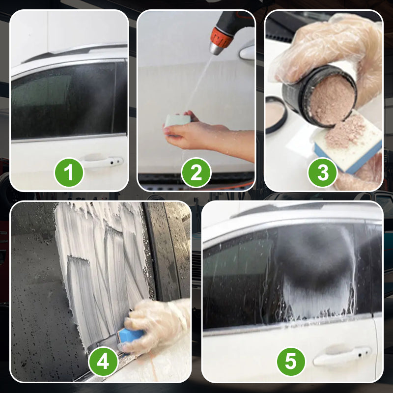 ✨🚗 Powerful Car Glass Polishing Powder – Scratch Removal & Crystal Clear Shine, Easy to Use!