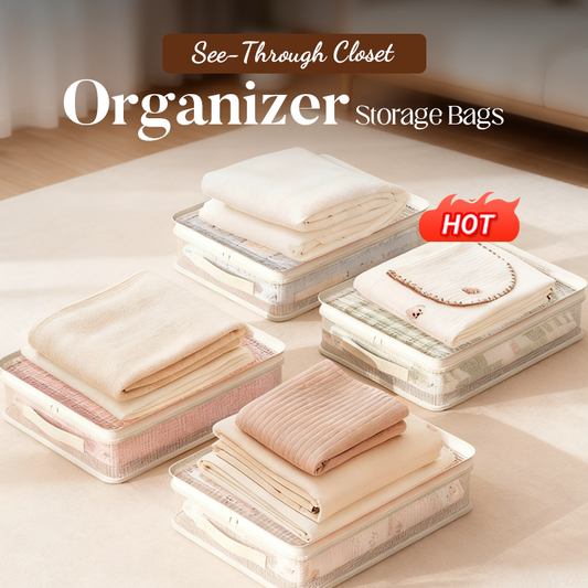🎁Buy 1 Get 1 Free🔥See-Through Closet Organizer Storage Bags