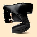 👢 Women's Plush-Lined Winter Ankle Boots – Cozy Fleece Lining & Warm Design, Perfect for Cold Days!