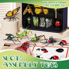 Kids' Insect & Animal Slot-Assembly Toys – Educational Cognitive Fun, Easy Snap-Together Design!
