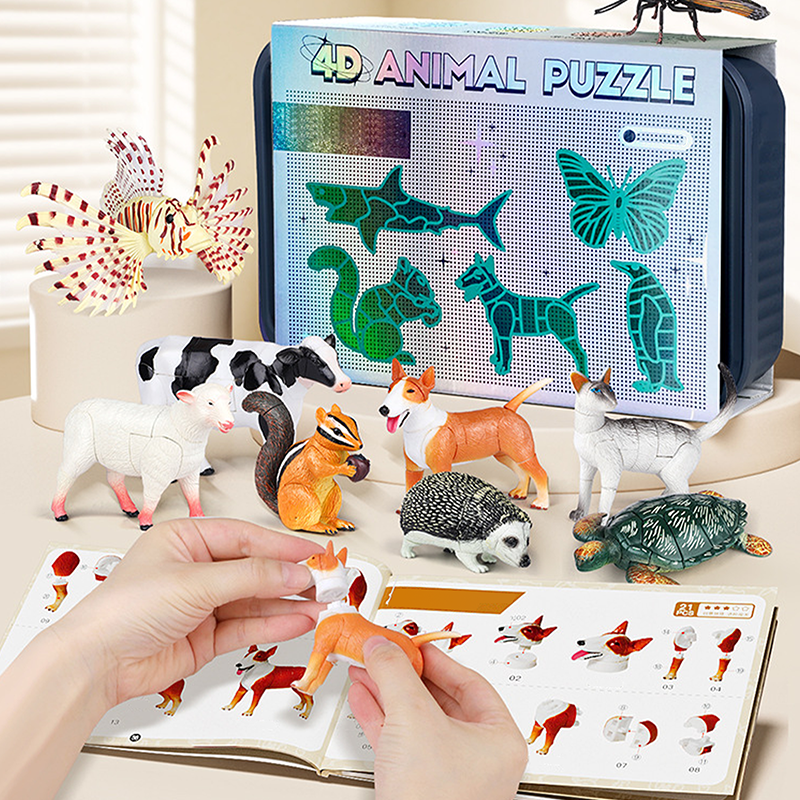 Kids' Insect & Animal Slot-Assembly Toys – Educational Cognitive Fun, Easy Snap-Together Design!