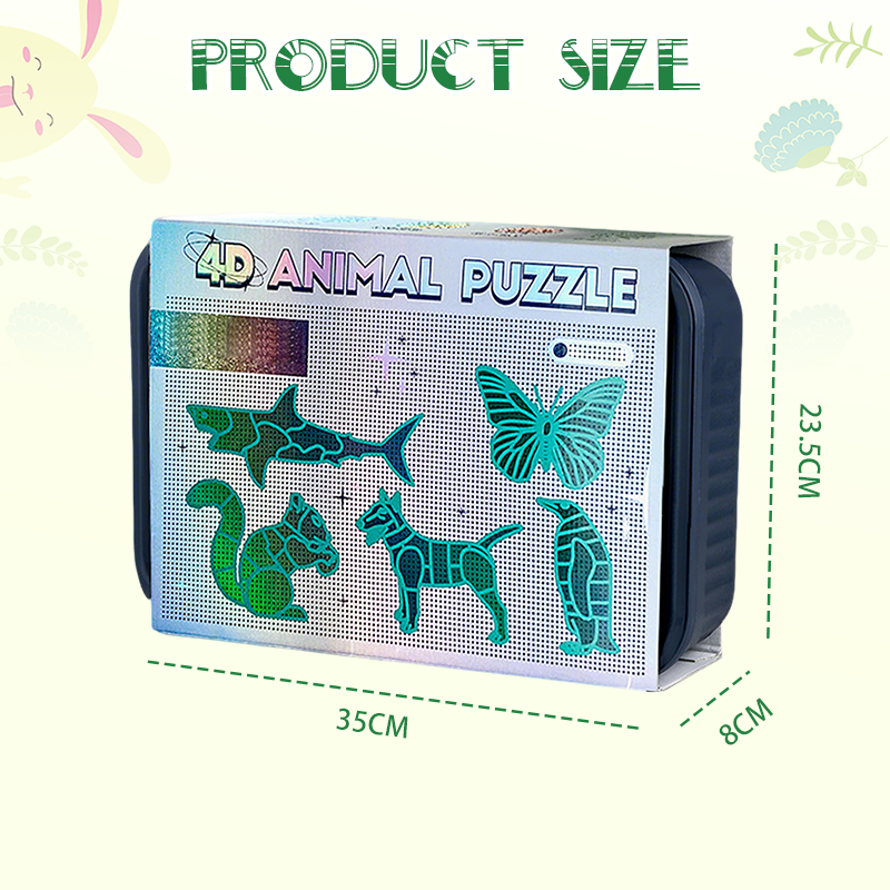 Kids' Insect & Animal Slot-Assembly Toys – Educational Cognitive Fun, Easy Snap-Together Design!