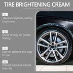 🛡️🚘 Professional Long-Lasting Tire Wax – Non-Greasy Shine & UV Protection, Fights Dirt/Oxidation!