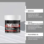 🛡️🚘 Professional Long-Lasting Tire Wax – Non-Greasy Shine & UV Protection, Fights Dirt/Oxidation!