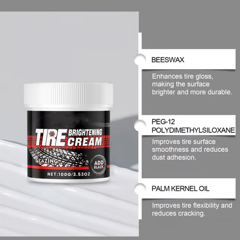 🛡️🚘 Professional Long-Lasting Tire Wax – Non-Greasy Shine & UV Protection, Fights Dirt/Oxidation!