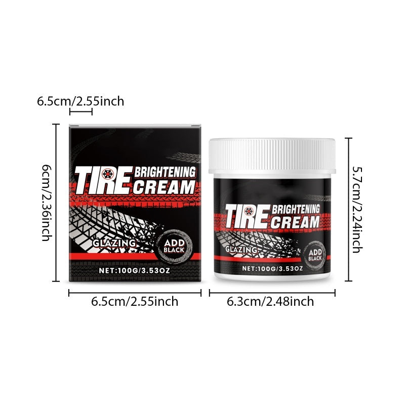 🛡️🚘 Professional Long-Lasting Tire Wax – Non-Greasy Shine & UV Protection, Fights Dirt/Oxidation!