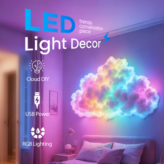 ⏳Limited-time 50% off⏰DIY USB-Powered Thundercloud LED Light Decor🌈☁️