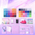 96-Color Complete Fuse Bead Kit – Family Craft Fun & Cognitive Growth, Perfect for Parent-Child Bonding!