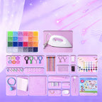 96-Color Complete Fuse Bead Kit – Family Craft Fun & Cognitive Growth, Perfect for Parent-Child Bonding!