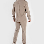 👕🩳 Men's Casual Shirt & Pants 2-Piece Set – Ready-to-Wear Outfit, No Fuss Matching! Comfortable