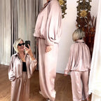 👗 Women’s Satin Lightweight Co-ord Set – Flowy Fabric & Versatile Design, Casual-Chic Essential!