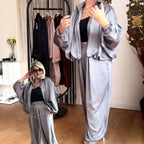 👗 Women’s Satin Lightweight Co-ord Set – Flowy Fabric & Versatile Design, Casual-Chic Essential!