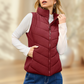 ✨Women's Slim-Fit Warm Stand Collar Vest – Cozy Thermal Fabric, Stand Collar & Effortless Layering! Elevates winter outfits (paired with sweaters/coats) without adding bulk!
